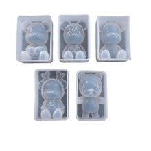 Load image into Gallery viewer, 3D Cub Bear Superman Elk Sleep Baby Yellow Duck Unicorn Silicone Mold
