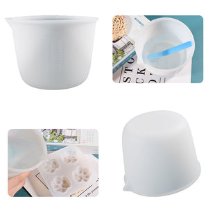 1000ml Graduated Silicone Measuring Cup