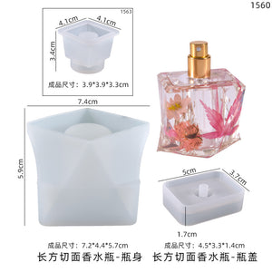 Small Cut Face Perfume Spray Bottle Silicone Mold