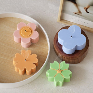 Flower Candle Ornament Silicone Mold