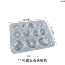 Load image into Gallery viewer, Irregular Shaped Stone Pendant Silicone Mold
