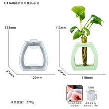Load image into Gallery viewer, Geometric Hollow Tube Vase Silicone Mold
