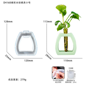 Geometric Hollow Tube Vase Silicone Mold