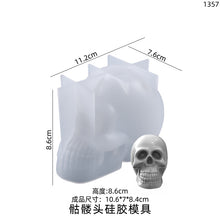 Load image into Gallery viewer, Skull Head Silicone Mold
