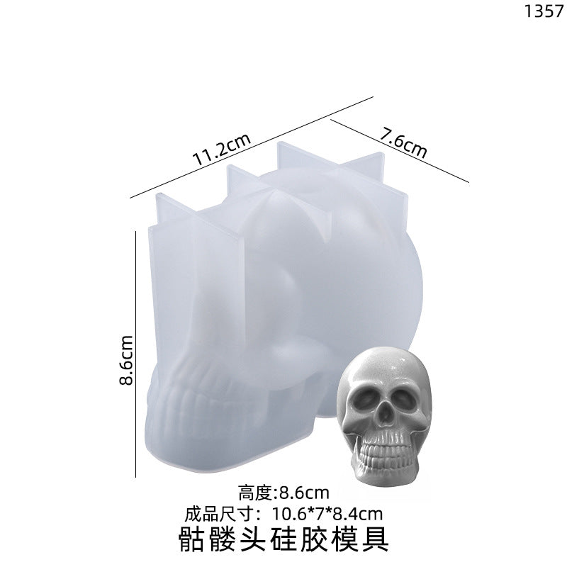 Skull Head Silicone Mold