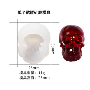 Skull Keychain Pendant Mold