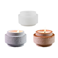 Load image into Gallery viewer, Cement Cylinder Candle Holder Silicone Mold

