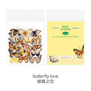 Transparent Flower Stickers