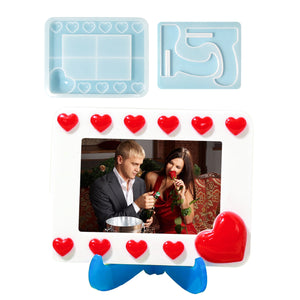 Simple European Love Photo Frame Silicone Mold