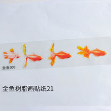 Load image into Gallery viewer, Goldfish Paintings Material Stickers
