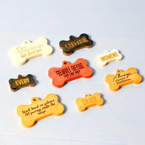 Pet Dog Bone Tag Keychain Mold