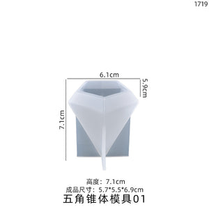 Cylindrical Cone Ring Holder Mold