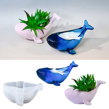 Load image into Gallery viewer, Whale Candle Holder Flower Pot Storage Mold
