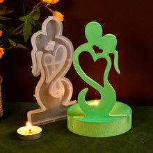Load image into Gallery viewer, Valentine&#39;s Day Couple Kissing Candle Holder Mold
