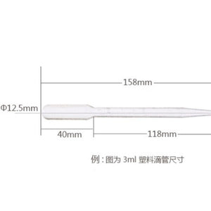 Thickened Plastic 3ml Disposable Dropper