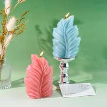 Load image into Gallery viewer, Leaf Ornament Candle Silicone Mold
