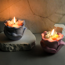 Load image into Gallery viewer, Rose Candle Holder Mold
