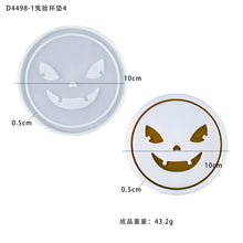 Load image into Gallery viewer, Halloween Series Funny Face Expression Coaster Mold
