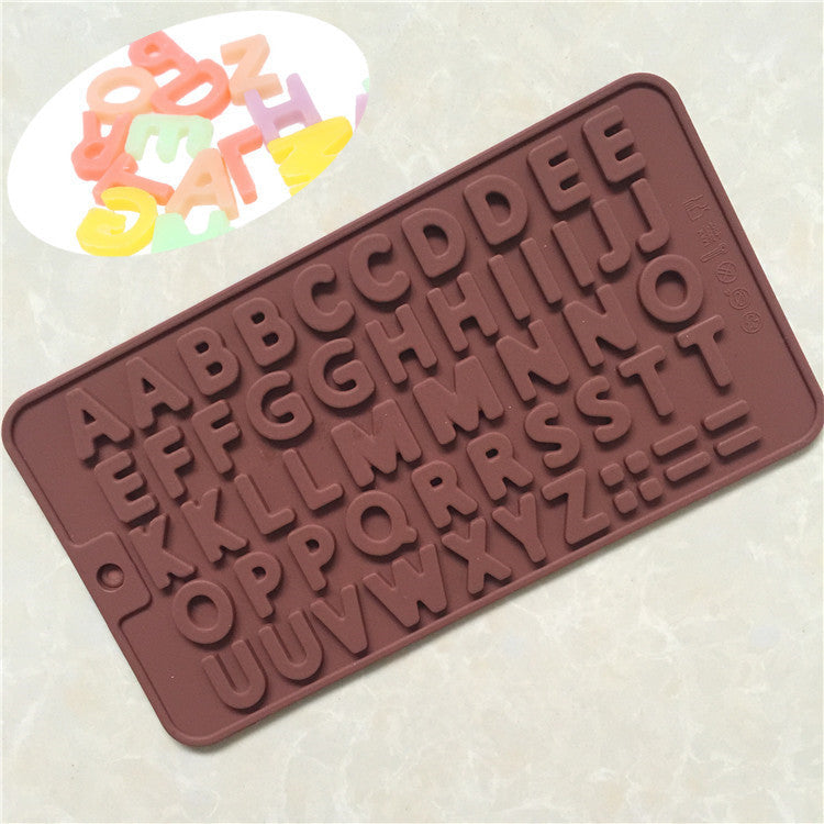 English Alphabet Number Mold