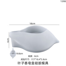 Load image into Gallery viewer, Drain Leaf Soap Storage Box Silicone Mold
