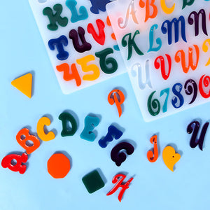 Alphabet Number Letters Mold