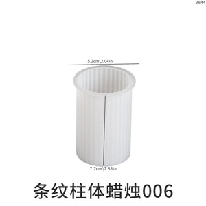 Cylindrical Candle Silicone Mold