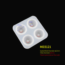 Load image into Gallery viewer, Cartoon Fundus DIY Drip SD Doll Resin Eye Sinking Pupil Silicone Mold
