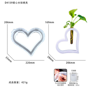 Geometric Hollow Tube Vase Silicone Mold