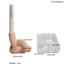 Load image into Gallery viewer, Simple European Knot Long Candlestick Silicone Mold
