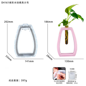 Geometric Hollow Tube Vase Silicone Mold