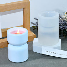 Load image into Gallery viewer, Double-layer Cylindrical Candle Holder Mold
