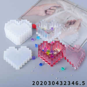 Pixel Love Storage Box Mold