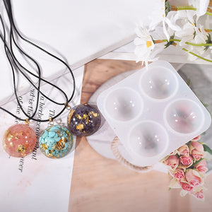 Crystal Stone Pendant Silicone Mold