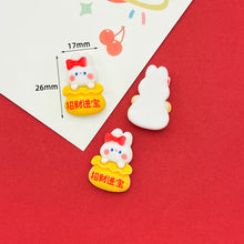 Load image into Gallery viewer, Blessing Resin Rabbit Year Accessories
