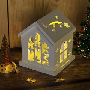Love Peace Dove House Candle Holder Silicone Mold