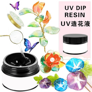 Crystal Flower Making UV Dip Resin