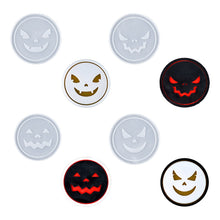 Load image into Gallery viewer, Halloween Series Funny Face Expression Coaster Mold
