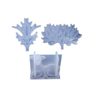 Small Deer Horn Tree Branch Display Frame Silicone Mold