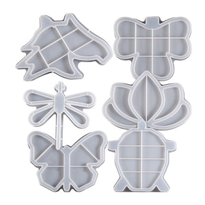 Butterfly Dragonfly Turtle Horse Head Lotus Clover Storage Box Mold