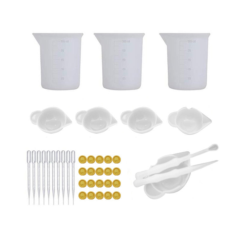 Silicone Measuring Cup Mixing Set