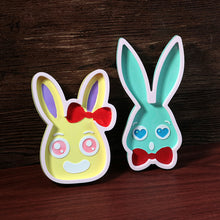 Load image into Gallery viewer, Easter Cartoon Rabbit Silicone Coaster Mold
