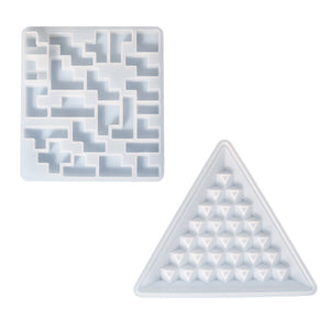 Pyramid Building Block Silicone Mold