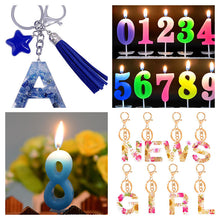 Load image into Gallery viewer, Letters Numbers Pendant Mold
