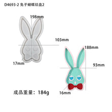 Load image into Gallery viewer, Easter Cartoon Rabbit Silicone Coaster Mold
