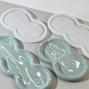 Tray with Multiple Circular Edge Mold