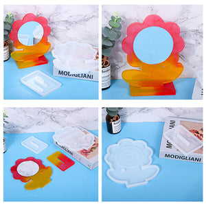 Flower Mirror Silicone Mold