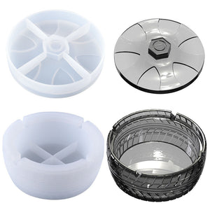 Car Tire Pattern Circular Ashtray Mold