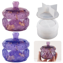 Load image into Gallery viewer, Cut Circular Storage Box Silicone Mold
