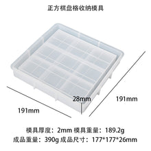 Load image into Gallery viewer, Chessboard Grid Tray Silicone Mold
