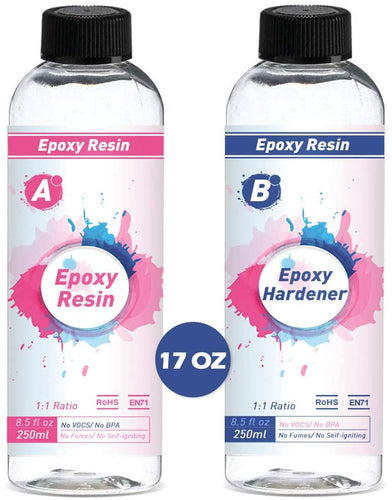  Epoxy Resin Pigment - 18 Colors Epoxy UV Resin Dye Liquid  Transparent for UV Resin Coloring, DIY Resin Jewelry Making - Concentrated  UV Resin Colorant for Art, Paint, Crafts - 0.35 oz/10ml Each